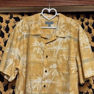 Kona Wind Orange Hawaiian Shirt